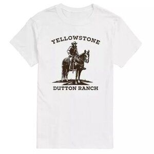 Big & Tall Men's Yellowstone Dutton Ranch Tee T-shirt XL TALL XLT NEW wo/tags